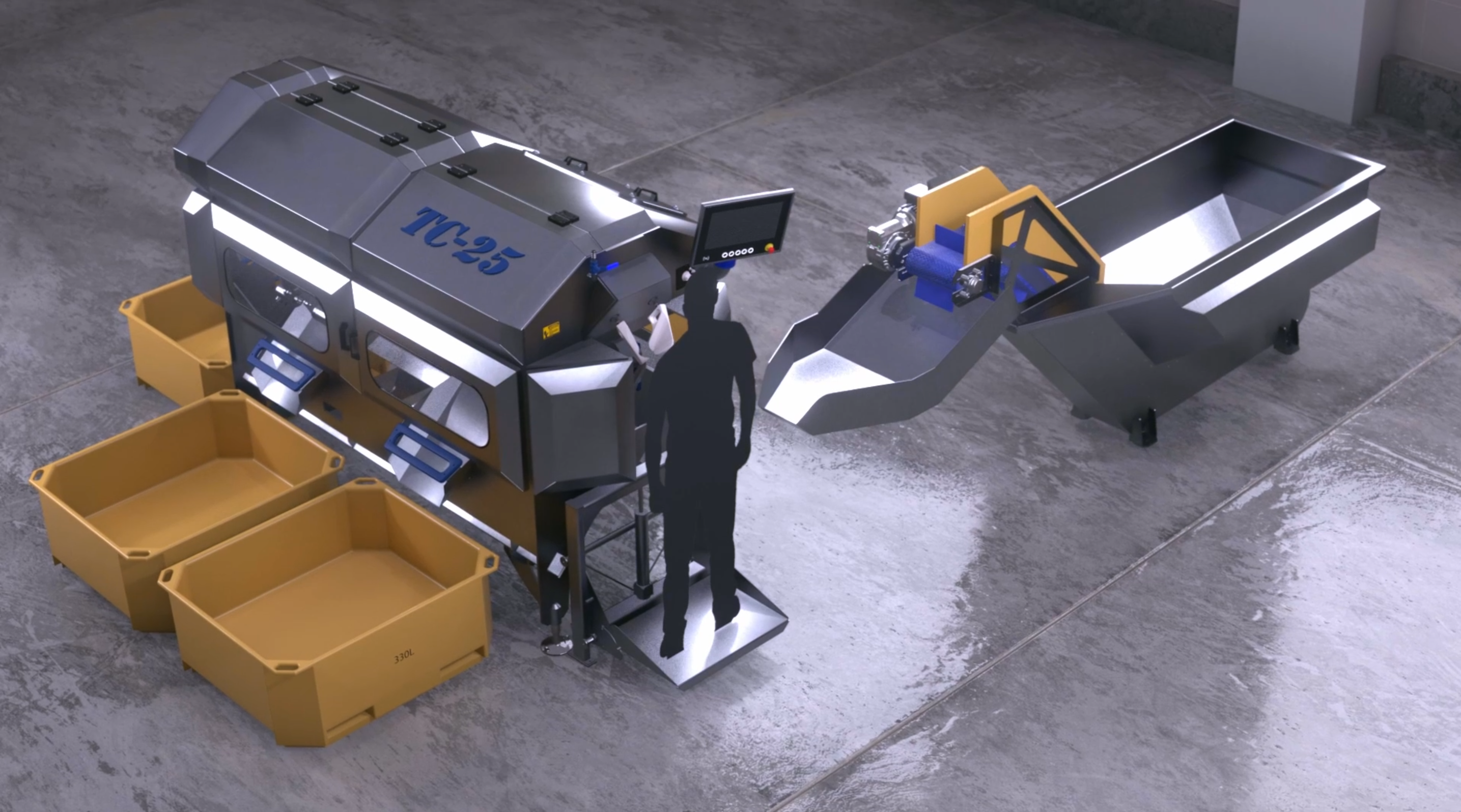 Screenshot of the 3D showcase